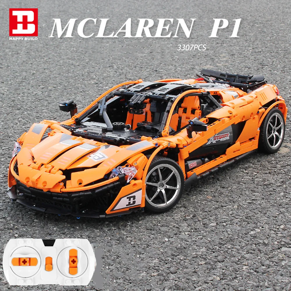 Xingyu Technology McLarenly P1 спортивный автомобиль пазл для взрослых собранные строительные