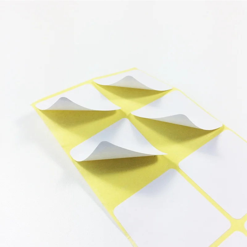 100 шт./лот новый белый цвет квадратный дизайн крафт чистые уплотнительные