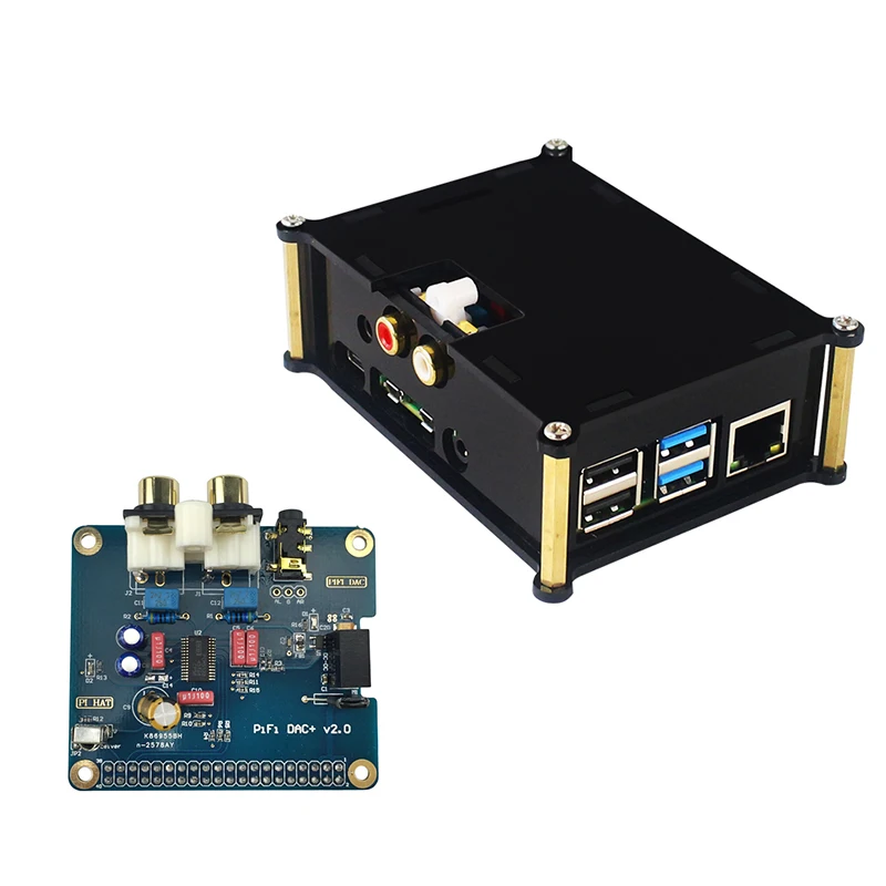 Аналоговая звуковая плата Raspberry Pi 4 Модель B HIFI DAC расширения модуля звуковой карты