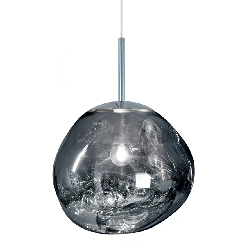 Современный светодиодный подвесной светильник в виде стеклянного шара люстра