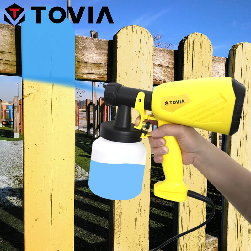 TOVIA 230V электрический пистолет-распылитель 800 мл HVLP распылитель для краски