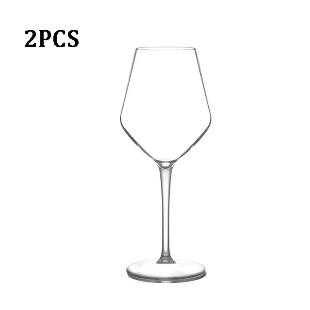 

2Pcs Wine Cocktail Glass Champagne Flutes Cups Wedding Party Bar Juice Wine Drinking Unbreakable Glasses Bar Home Goblet