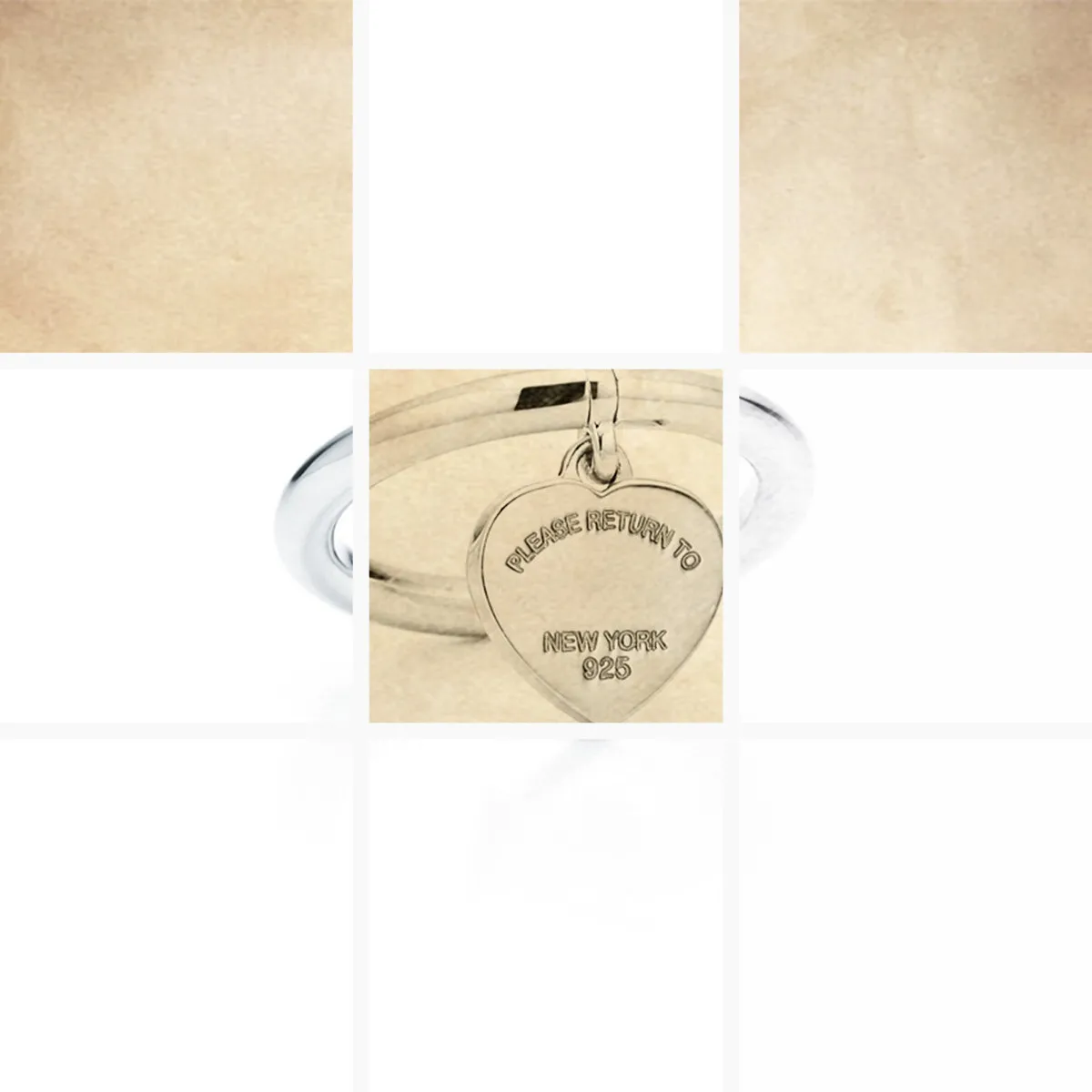 

Anniversary hot hot style lovers heart token ring