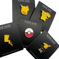 pokemon pikachu anime figure enamel pins collect men women jewelry gifts metal cartoon brooch backpack hat collar lapel badges