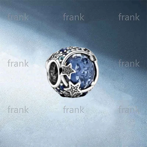 

2020 New 925 Silver Fashion Sky Blue Shining Star Charm 799209C01