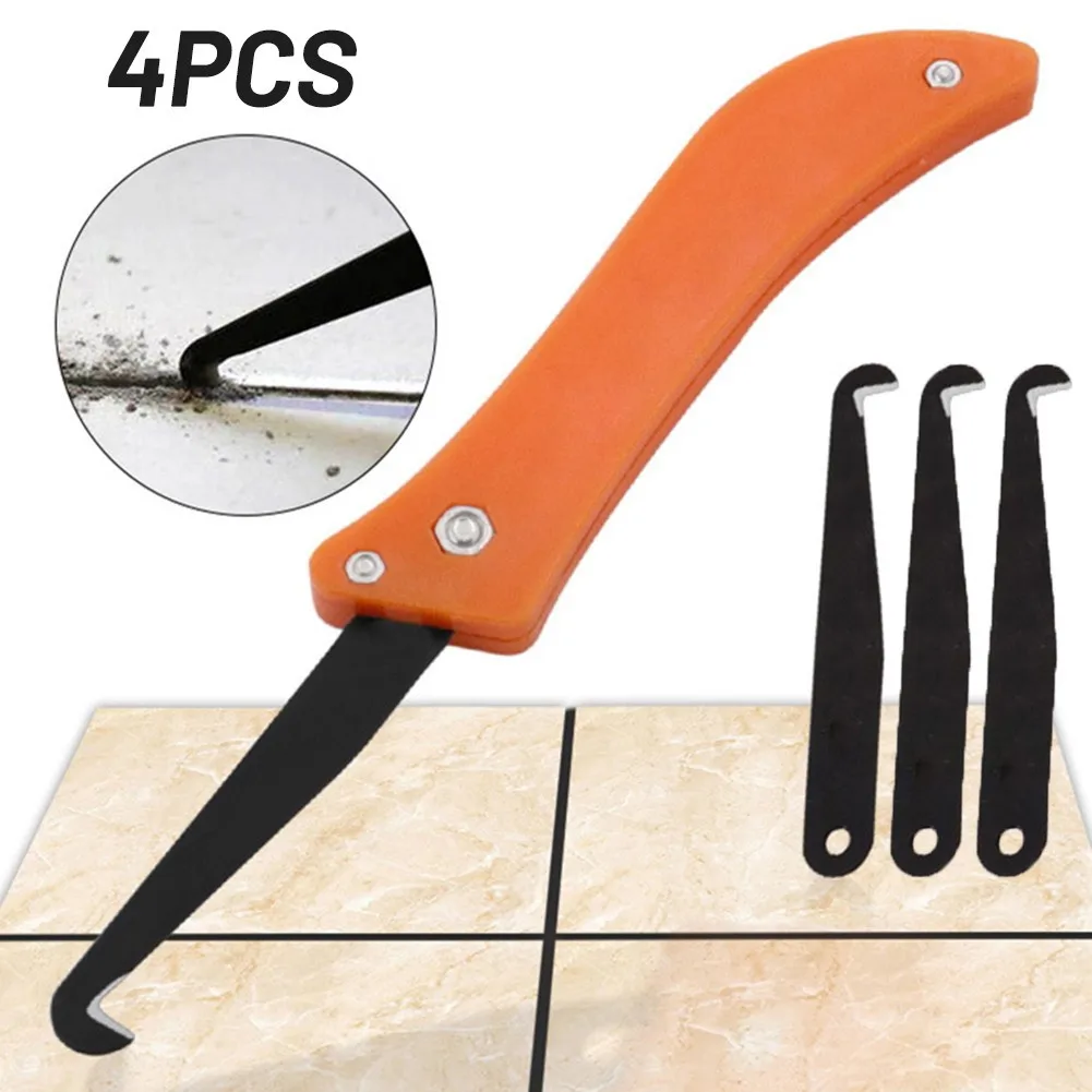 

Professional Hook Knif-e For Tile Gap Hook Tile Repair Tool Old Mortar Cleaning Dust Removal Steel Construction Hand Tools