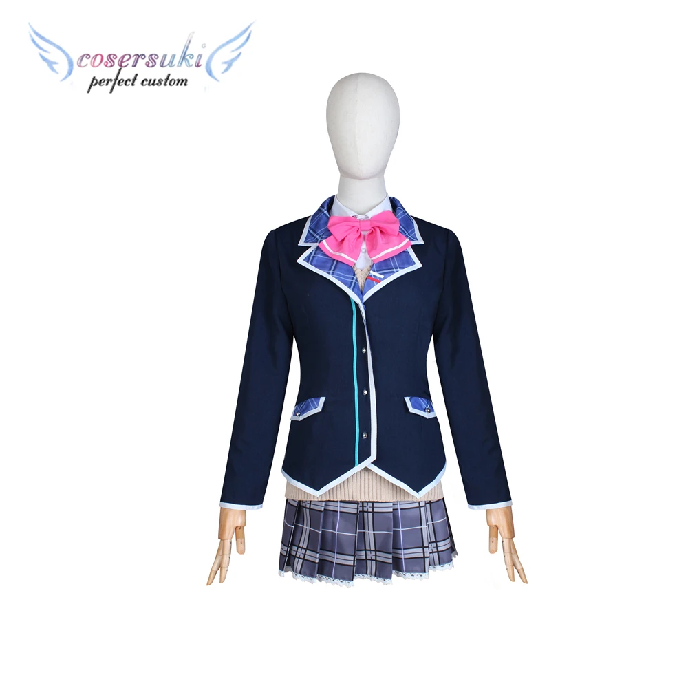 

Новинка 2020, виртуальный YouTuber Mito Tsukino, костюм-униформа, костюм для косплея на Хэллоуин и Рождество, идеальный индивидуальный костюм для вас!