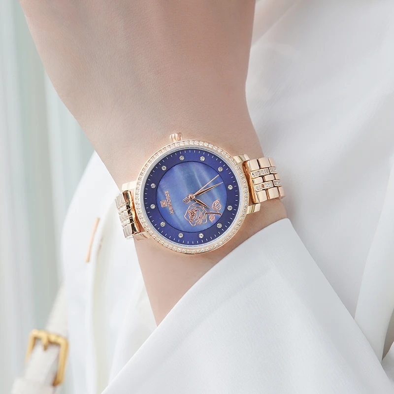 Часы наручные NAVIFORCE женские кварцевые брендовые Роскошные водонепроницаемые с