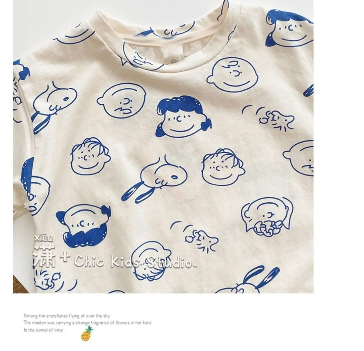 VIDMID Boys and girls Cotton Short Sleeve T-Shirts summer new children&#39s all over print loose baby half sleeve thin tops P5345 | Детская