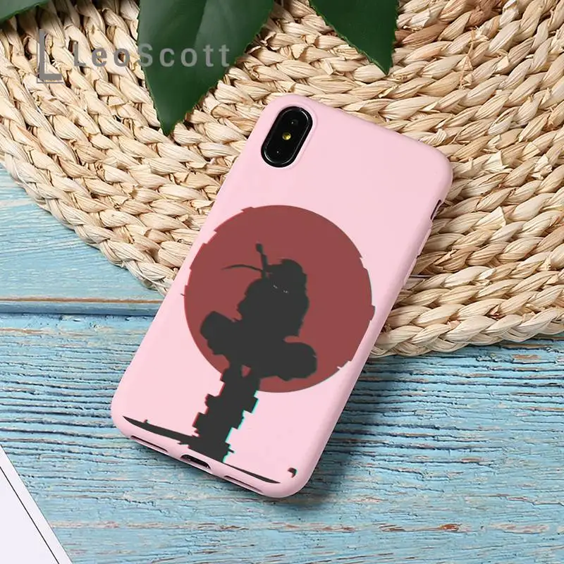 

Japan Anime Naruto high quality Phone Case Candy Color for iPhone 6 7 8 11 12 s mini pro X XS XR MAX Plus