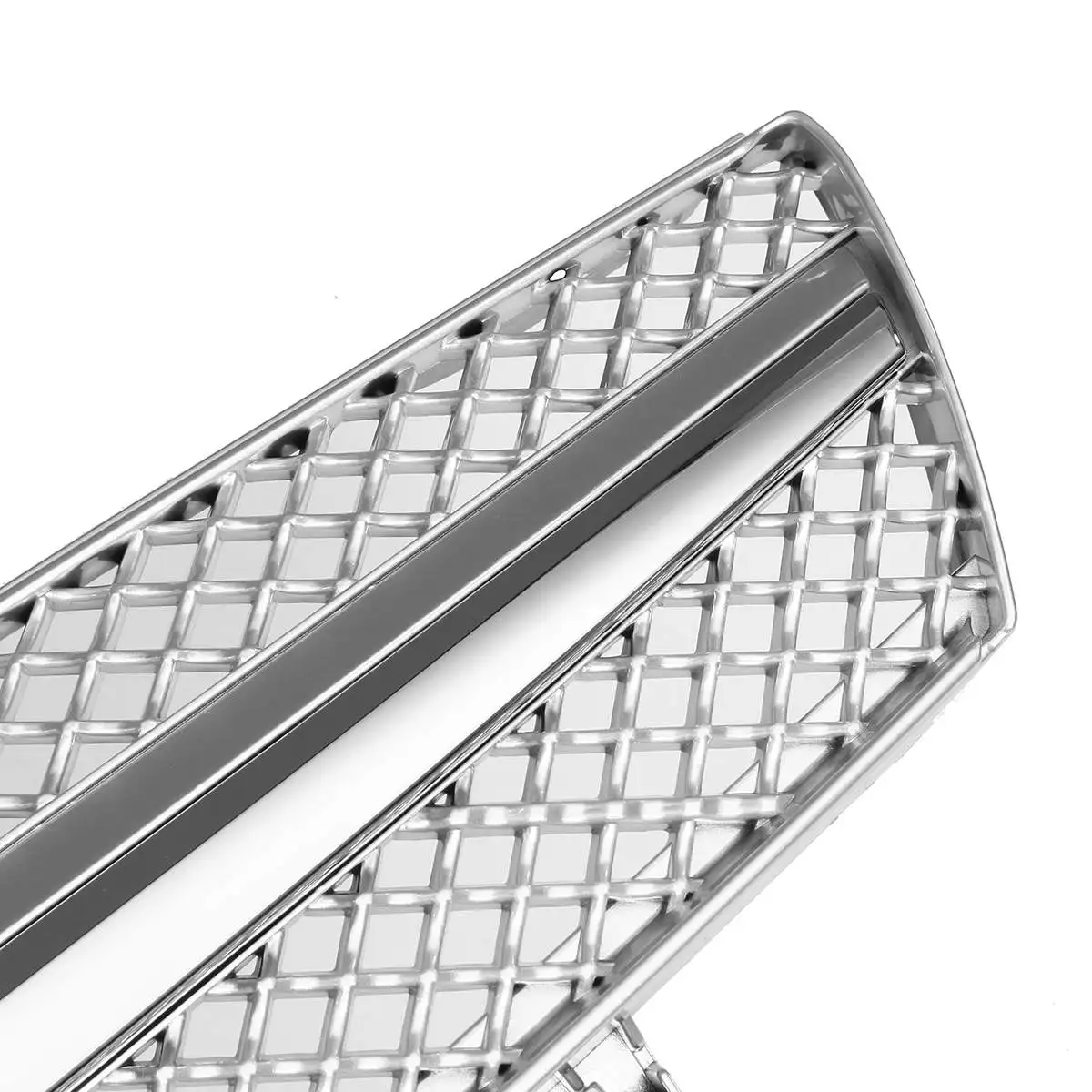 Хромированная Серебристая решетка передняя бампера для автомобиля гриль Mercedes Benz