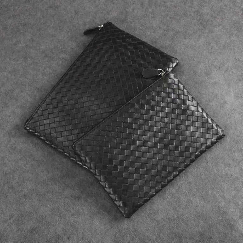 Мужской кошелек из 100% овечьей кожи ручная работа тканевый клатч мягкой