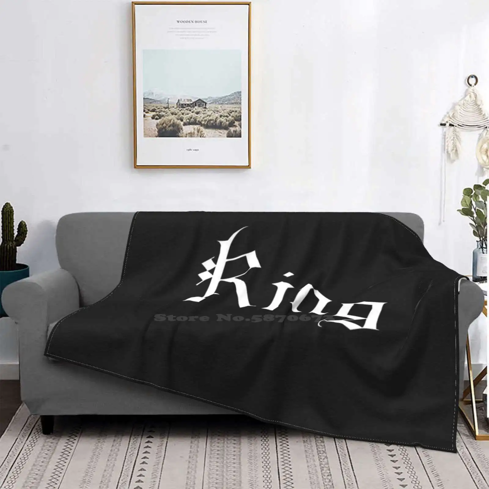 

Manta cálida y suave para las cuatro estaciones, Rey, signo, Reino de alto estado, corona, trono, superseñor, Dynast