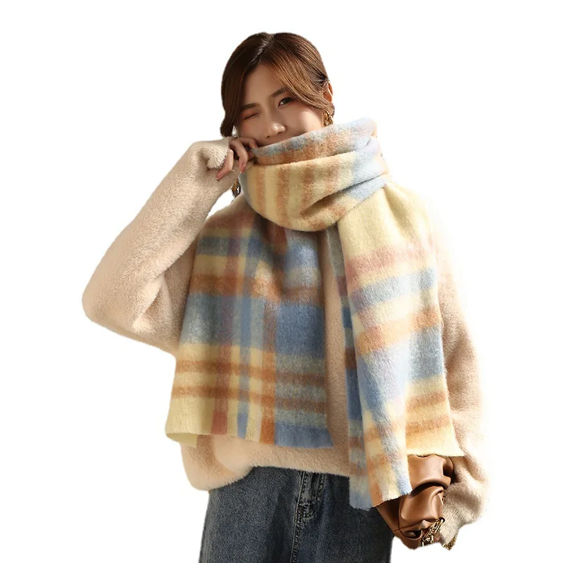 

Зимний шарф tessel, мягкие теплые шарфы из пашмины, Женская шаль, шарфы, шарфы, зимние женские шарфы