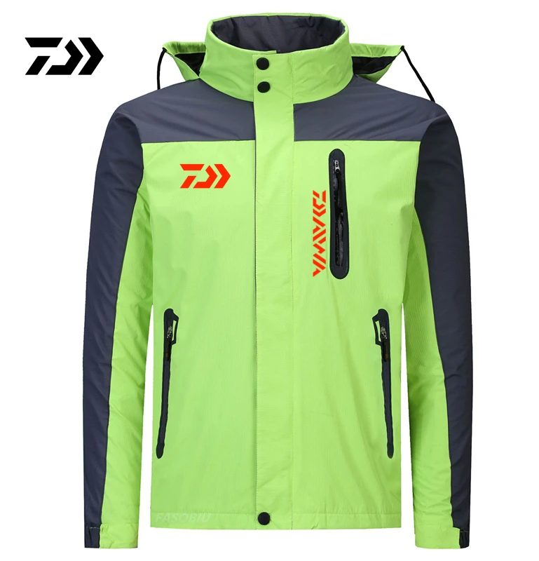 

Daiwa Men's Outdoor Sports Fishing Jacket Waterproof and Cold Proof Plush Mountaineering Fishing Jacket