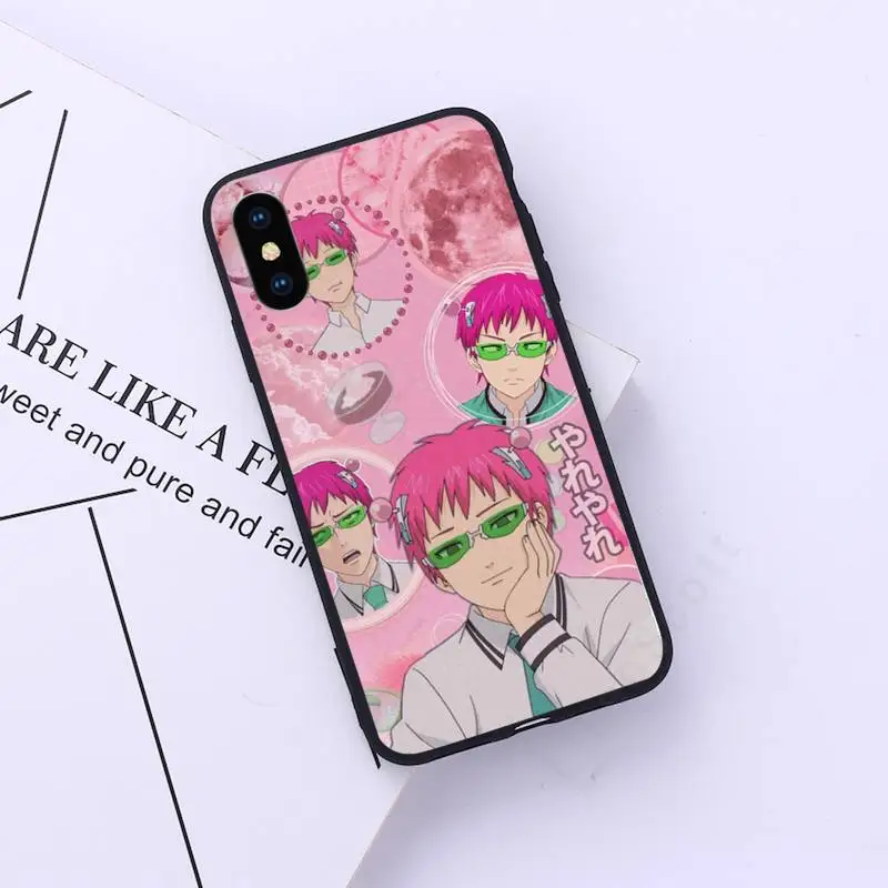 

The Disastrous Life of Saiki K Saiki Kusuo Phone Case for iPhone 11 12 mini pro XS MAX 8 7 6 6S Plus X 5S SE 2020 XR