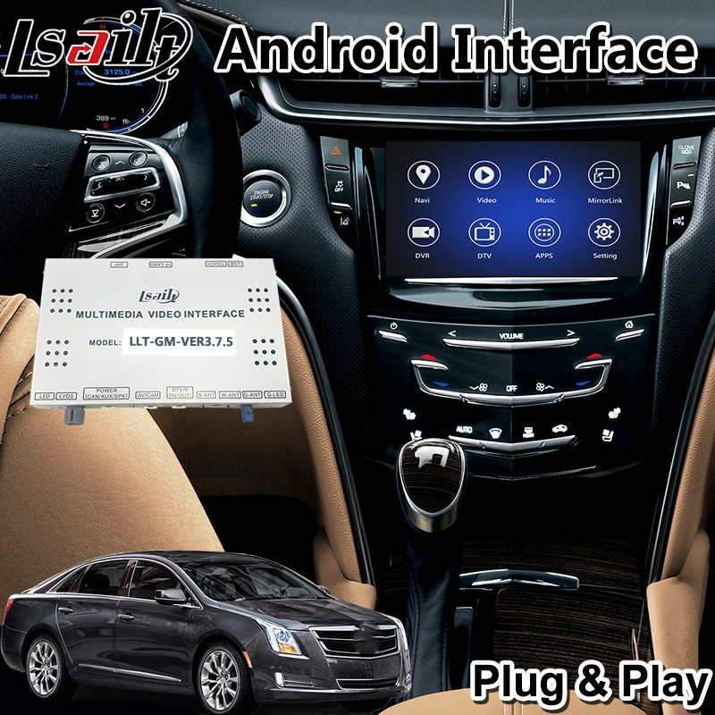 Автомобильный интерфейс Android Carplay Lsailt для модели Cadillac XTS CUE 2014 2019|GPS транспорта| |