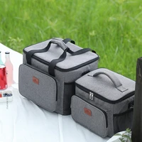 multifunction lunch bag camping high capacity food insulation cold preservation handbag fruit fresh keeping pouch accessories