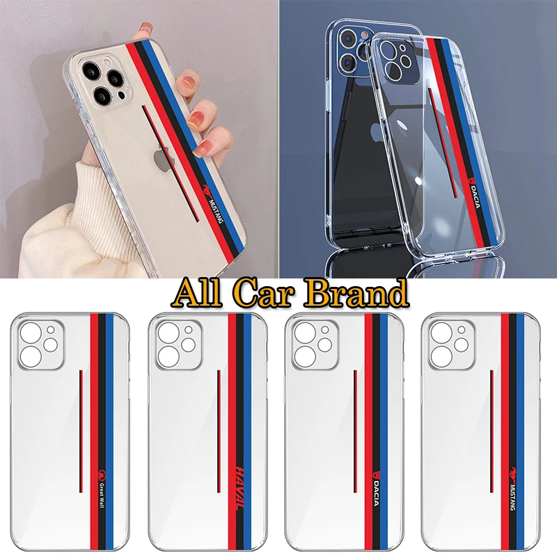 

Clear Phone Case Protection Cover For iPhone 13 12 11 Pro Max XR X XS 7 8 Plus SE For Subaru Outback BL BP BR BS Forester XV LV