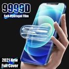 Полное покрытие Гидрогелевая пленка для iPhone 11 12 13 Pro mini XR X XS Max Защита экрана для iPhone 7 8 Plus 6 6s SE 2 пленка не стекло