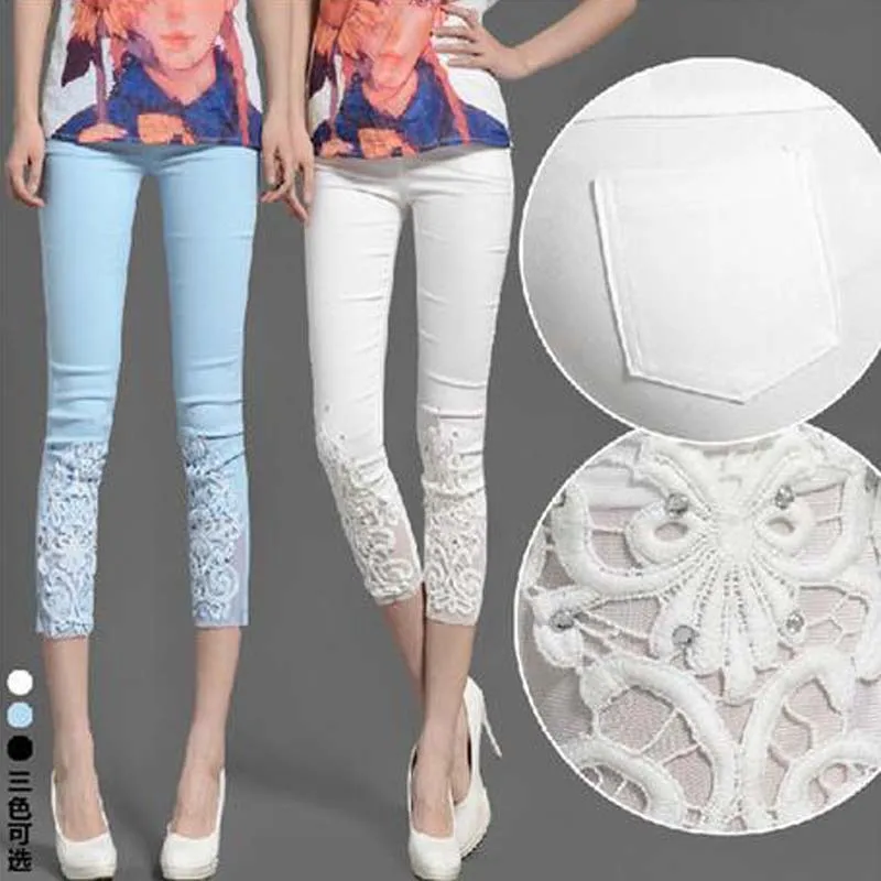 Clobee женские брюки Лето 2019 плюс размер 4XL pantalon femme обтягивающие эластичные узкие