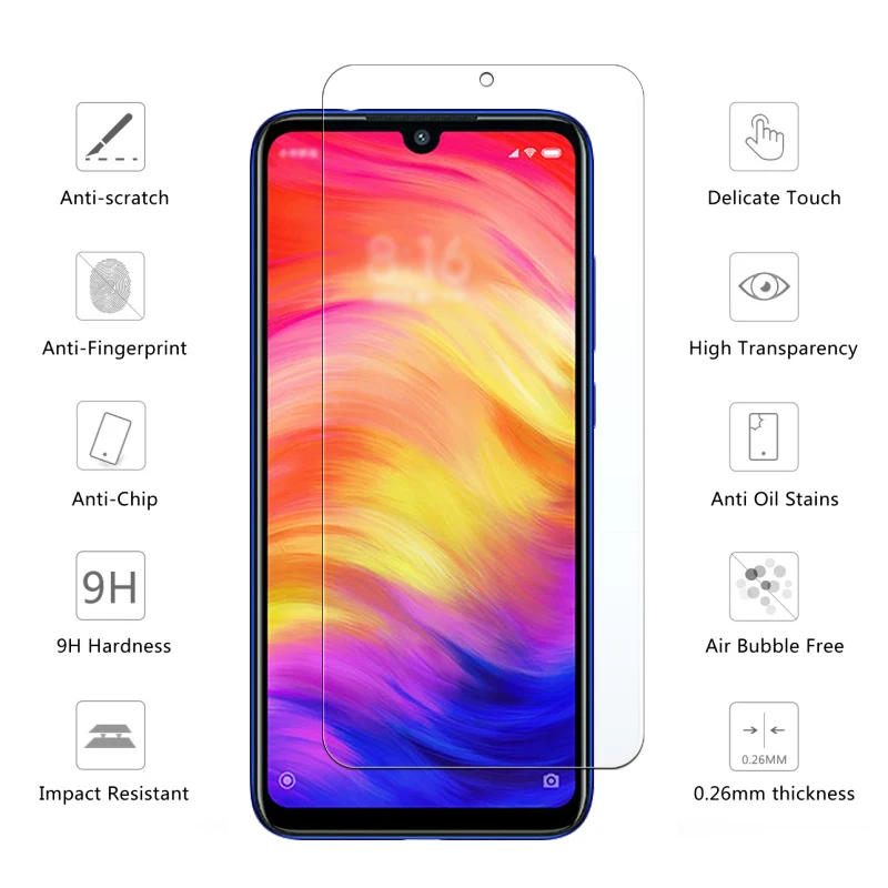 Фото Защитное стекло для xiaomi redmi note7 note 7 3 шт. Мобильные телефоны и аксессуары Защитное стекло для xiaomi redmi note7 note 7 3 шт. Мобильные телефоны и аксессуары