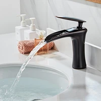 bathroom basin faucet multicolor brass specail sink mixer tap hot and cold waterfall basin faucet