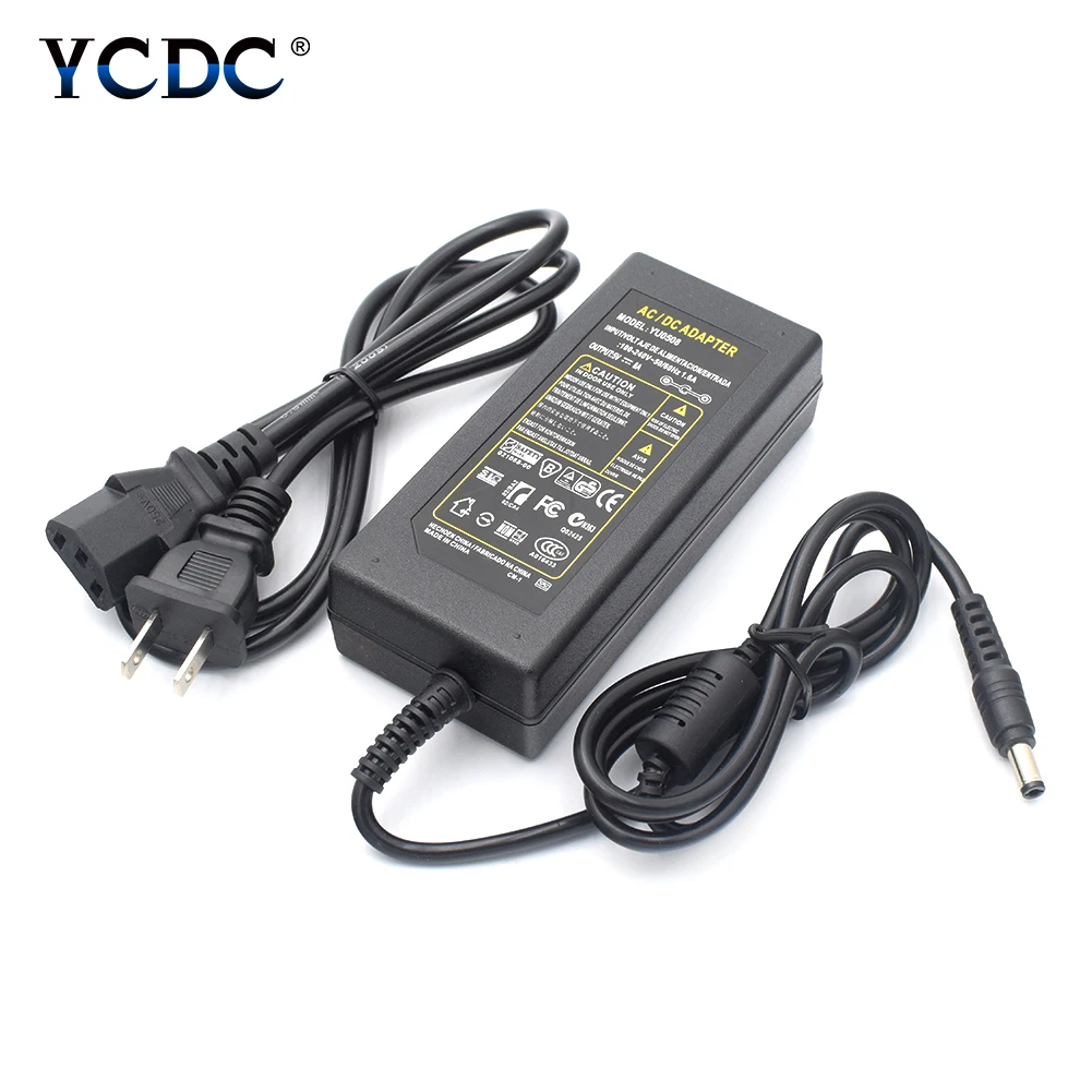 

High Efficiency 100-240V AC To DC 5V 8A Max 40W Power Supply Adapter Transformer Charger For LED Strips Routers CCTV Camera