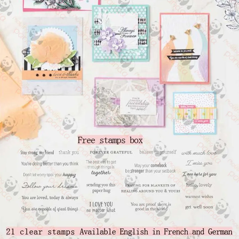 

THROUGH Metal Cutting Dies and Stamps for DIY Scrapbooking Photo Album Decorative Embossing DIY Paper Cards Cut Die 2021