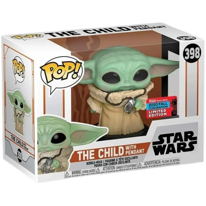 

Disney Star Wars FUNKO POP boneca boneca Yoda bebê Mandalorian figura anime ornamento brinquedo criança brinquedo
