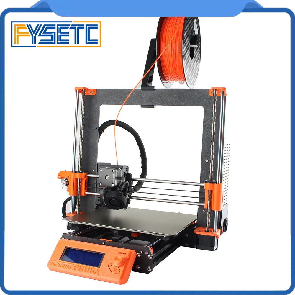 2022 FYSETC клон Prusa i3 MK3S полный DIY 3D принтер Полный комплект с алюминиевым сплавом