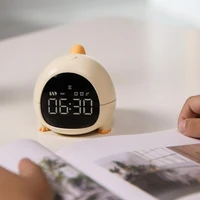 little dinosaur alarm clock adjusted manually electronic clock decorations plastic led digital bedside clock home accessories