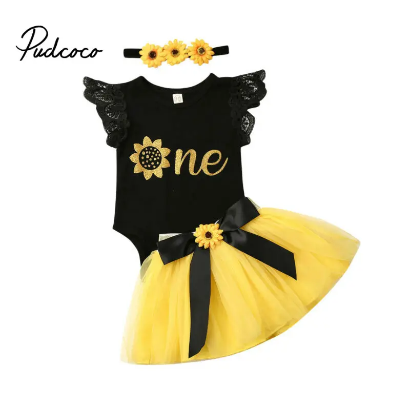 Детская яркая Одежда для девочек комплекты детской одежды крестины и вечеринки