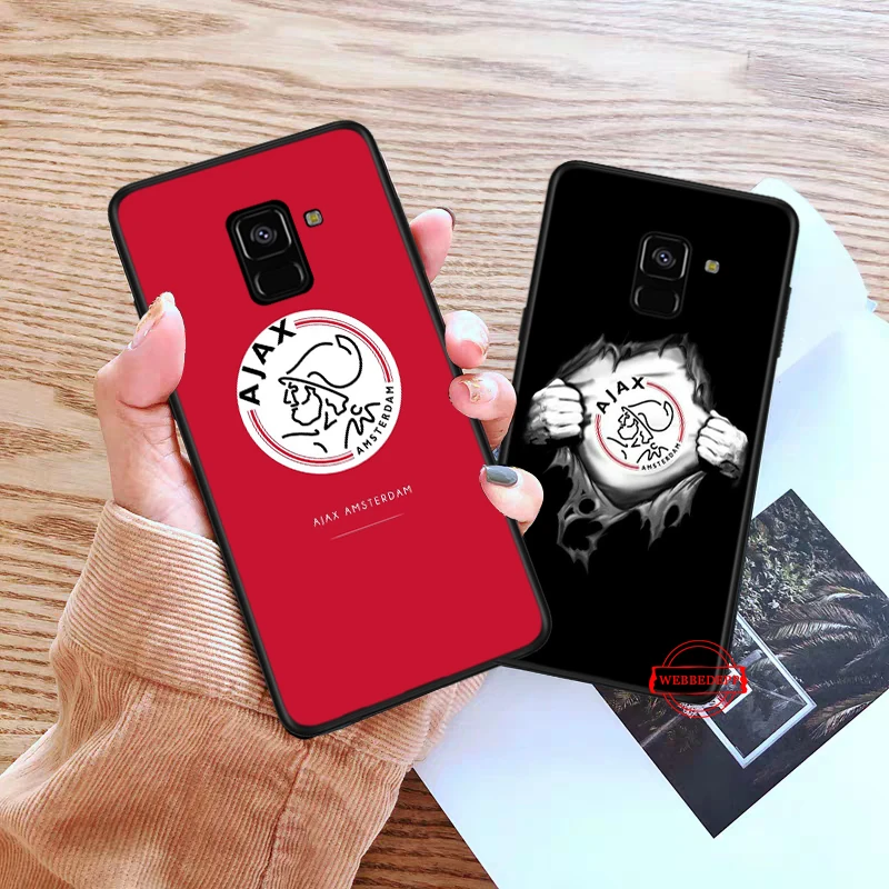 Силиконовый чехол Ajax Team для Samsung J4 Core 2018 Plus J6 Prime J7 Duo J8 Note 8 9 10 | Мобильные телефоны и
