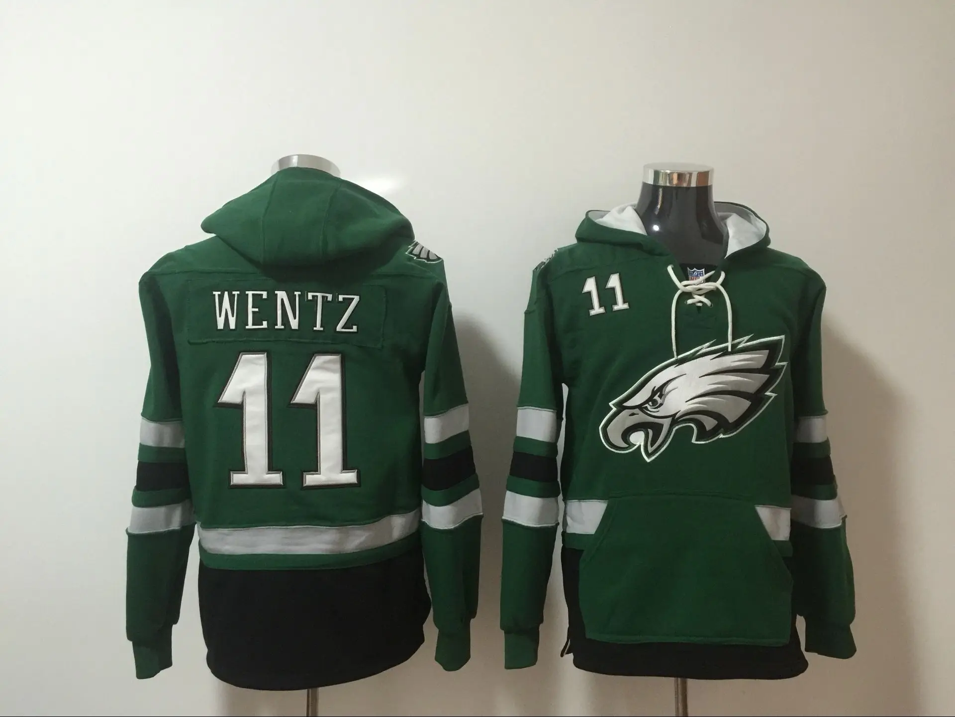 

Philadelphia American football Sweatshirt Eagles 11 Carson Wentz 86 Zach Ertz hoodie