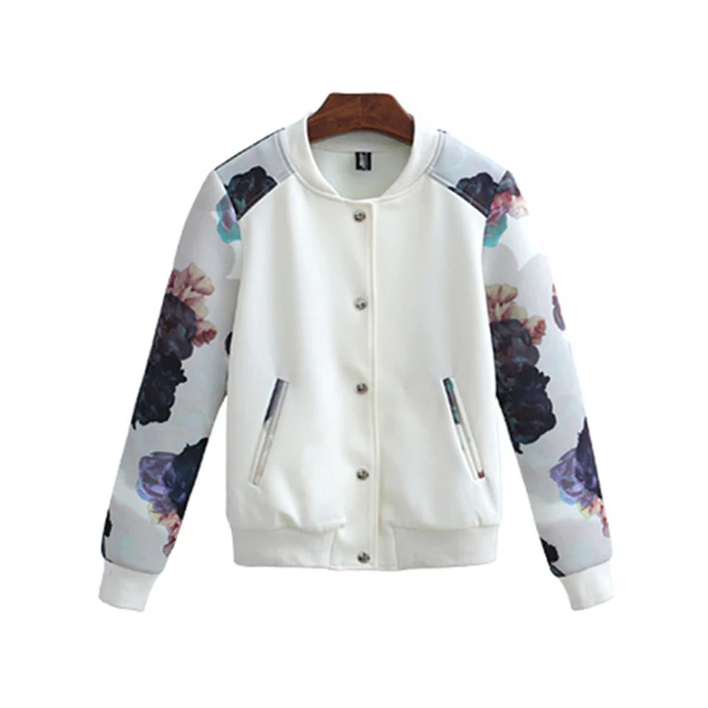 Размера плюс бомбер бейсбольная куртка на пуговицах костюм 2019 для женщин Сезон
