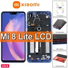 Оригинальный сенсорный ЖК-дисплей 6,26 дюйма для Xiaomi Mi 8 Lite, сменный ЖК-дисплей для Mi8lite M1808D2TG с рамкой и 10 точками касания