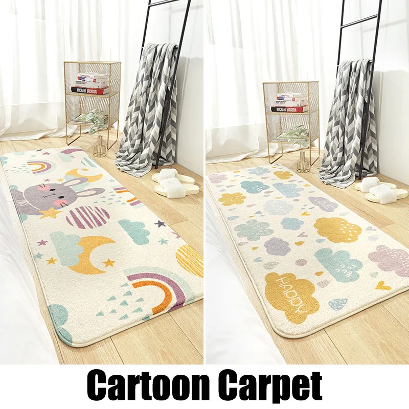 Мультяшные кошки/кролика коврики с узором Домашние для ванной противоскользящие