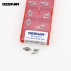 10 шт. DESKAR DCGT 070202 DCGT07 0204 DCGT070208 AL K10 DCGT11 T302 DCGT11T304 DCGT11T308 CNC токарный станок токарно-Алюминий