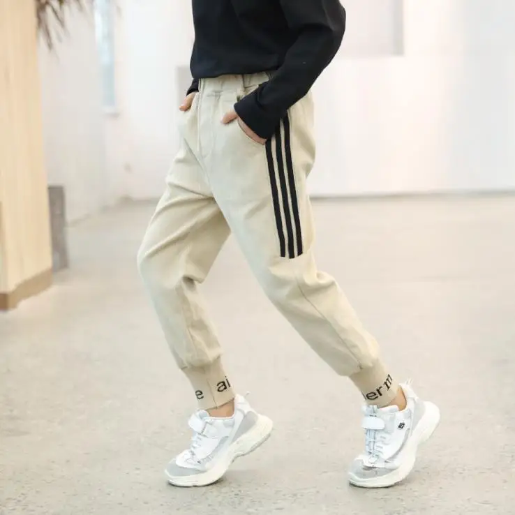 style 1 Штаны для девочек коллекция года, весенне-осенние повседневные детские штаны с вышитыми буквами для девочек детские штаны на возраст от 4 до 12 лет - Цвет: style 1