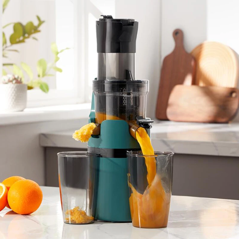 Exprimidor Original autom&aacute;tico, separaci&oacute;n de residuos de jugo, exprimidor peque&ntilde;o para el hogar, m&aacute;quina de jugo de fruta de gran di&aacute;metro-0