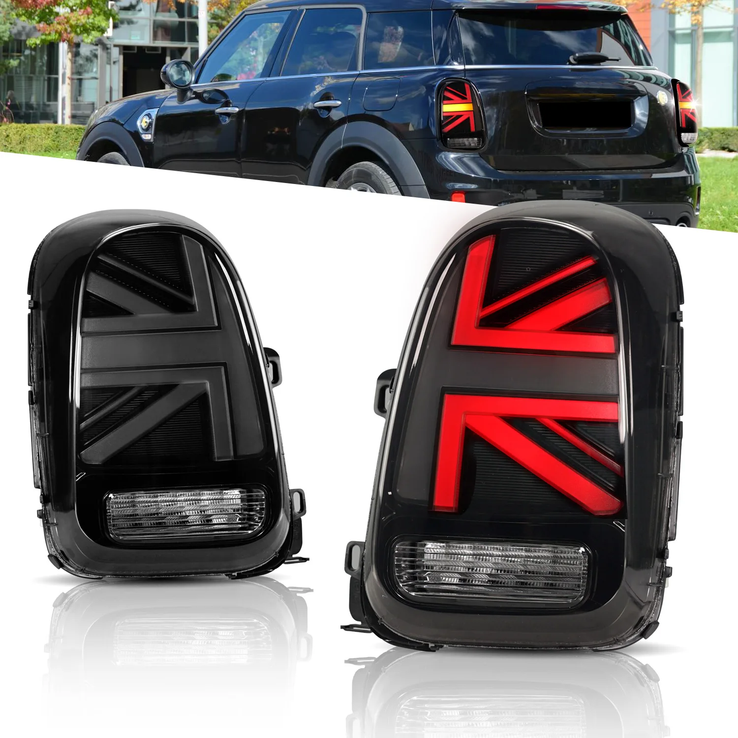 

Tail Light Assembly for MINI F60 2017-2021 LED drive light LED flowing running turn signal LED brake light car Accessories