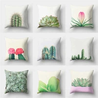 plant leaf pillowcase throw cover home decor pillow sofa 18 polyester waist cushion case