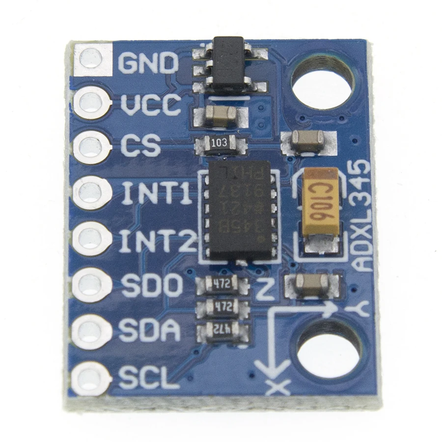 Цифровой трехосный модуль ускорения гравитационного наклона GY 291 ADXL345 передача IIC