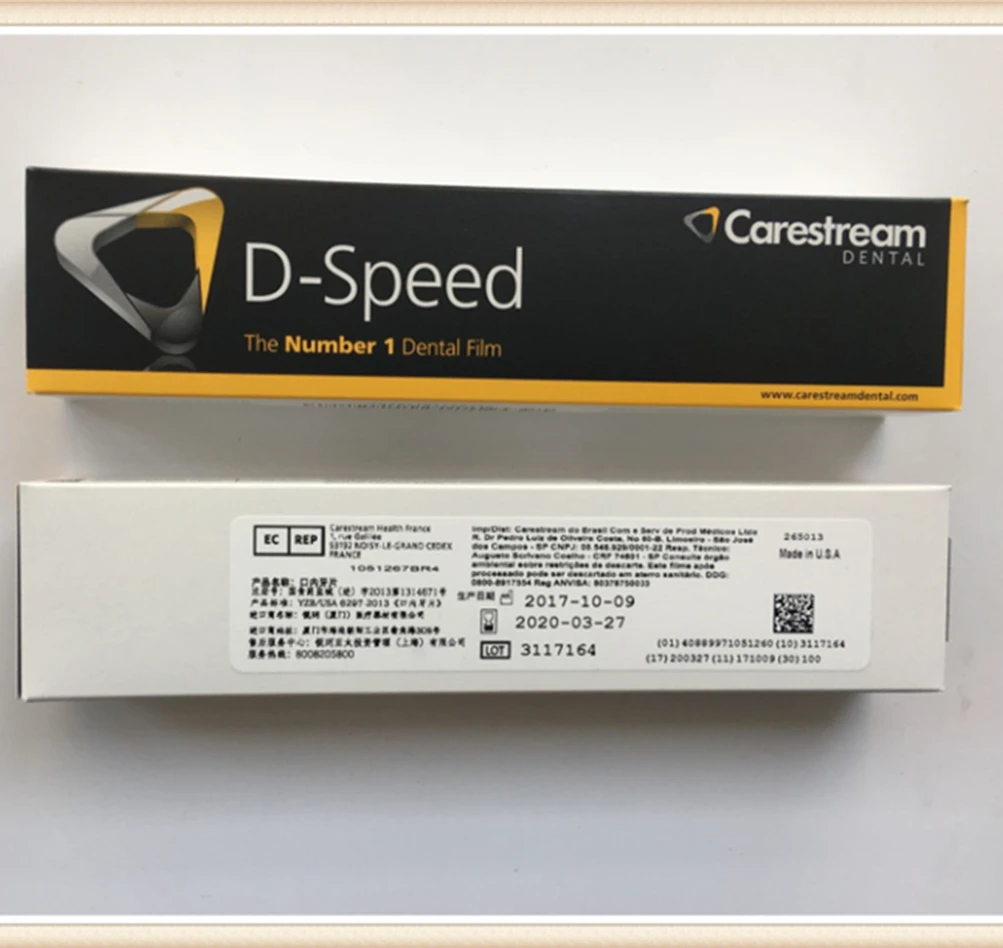 Dental x Ray Film Kodak D - Speed Good Quality Carestream Intraoral Film Dental Clinic Use Dentist X Ray Meterial