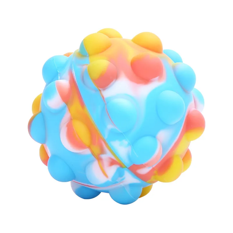 Новинка 3D пузырьковый шар игрушка-антистресс Цветной силиконовый Поппер Spotify