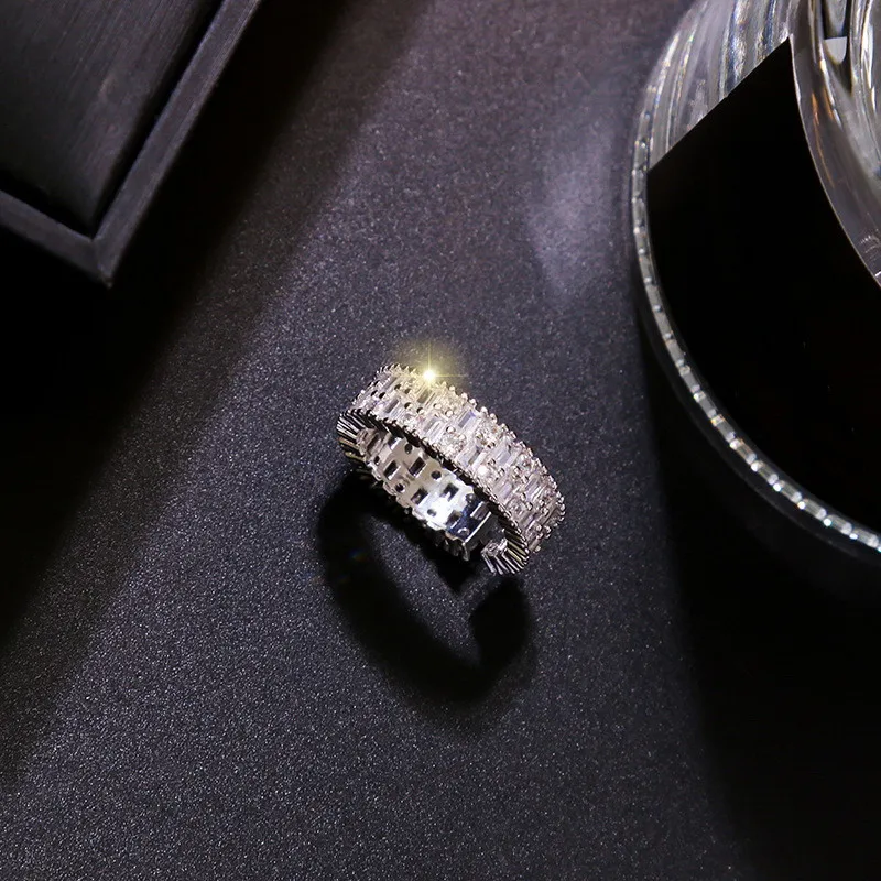 Массивные роскошные открытые кольца из циркона для женщин женские 2020 новые