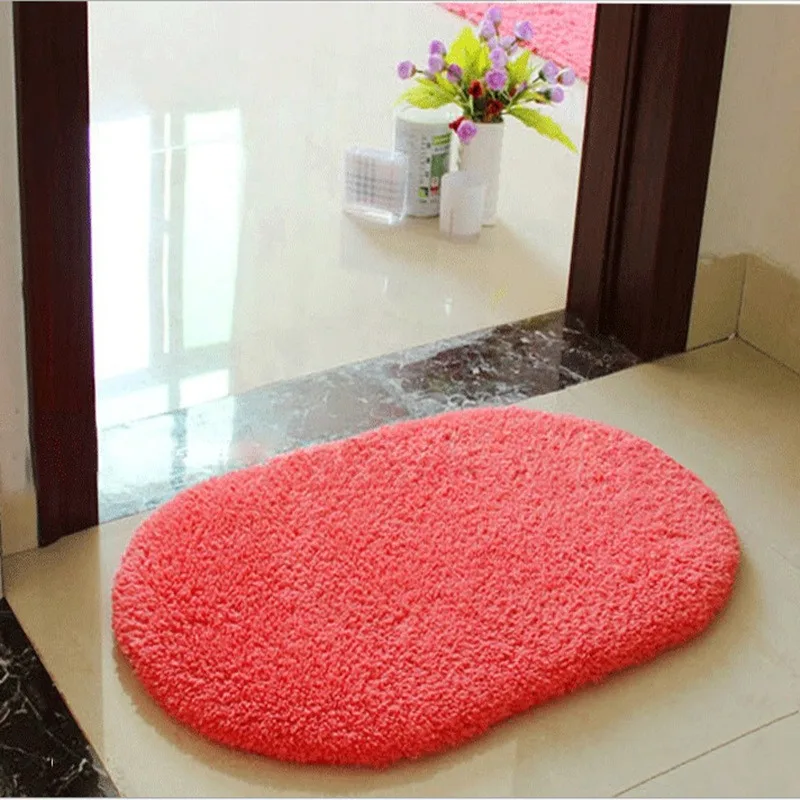 Овальный ковер из овечьего кашемира для кухни гостиной прихожей столов ванной