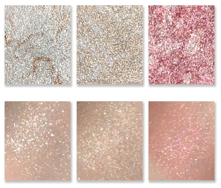 Хайлайтер Палетка для лица 3 цвета|Бронзеры и хайлайтеры| |