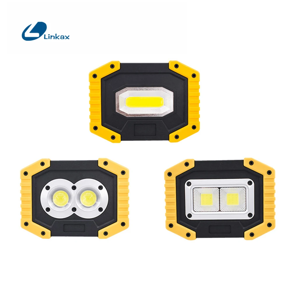 Светодиодный портативный Точечный светильник рабочий с перезаряжаемой батареей